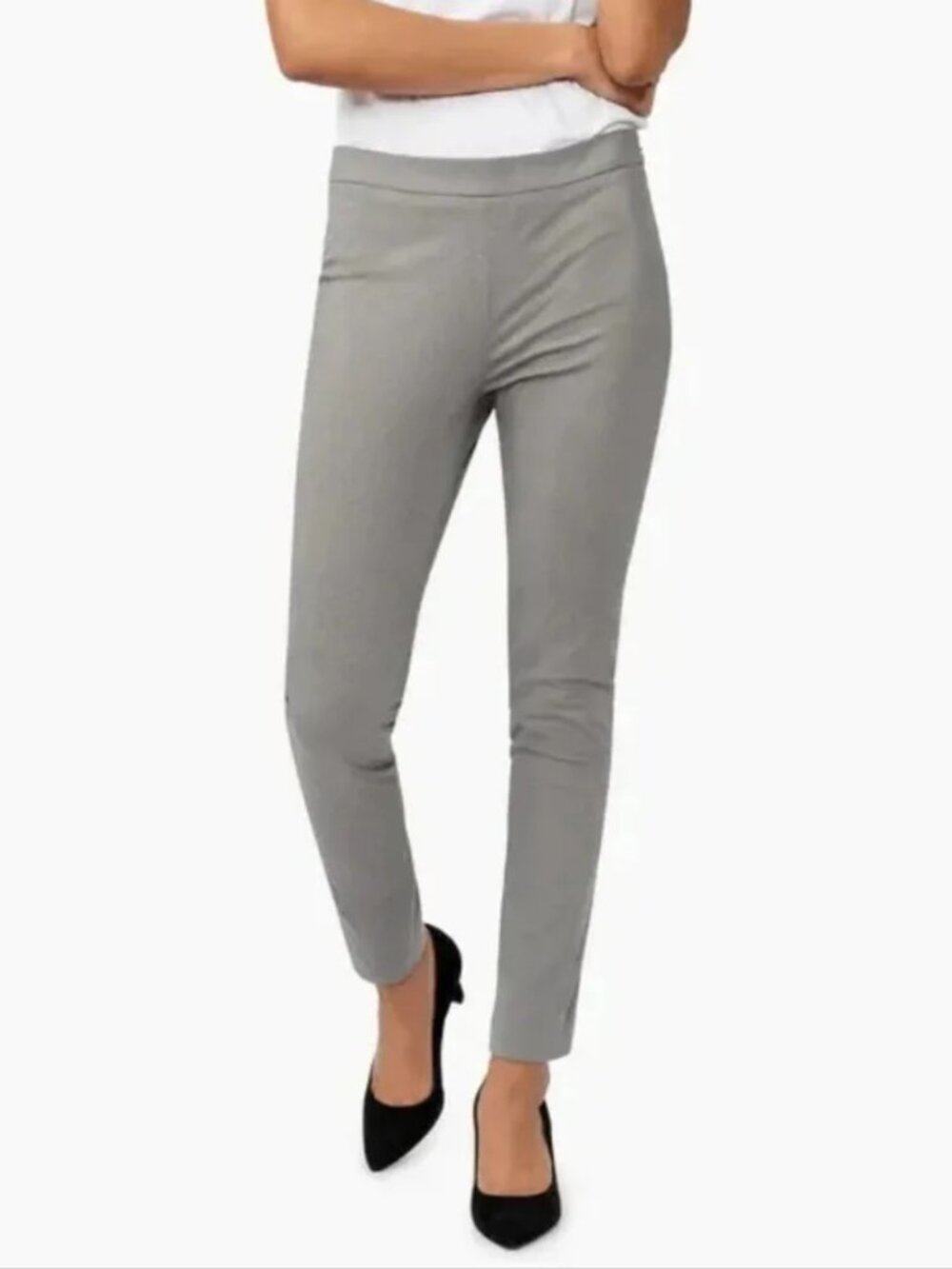Ministry of Supply Kinetic Skinny Pants Size 6 Gray Stretchy Comfy Casual